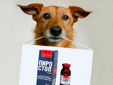 Скидка на ветеринарные препараты для лечения пироплазмоза