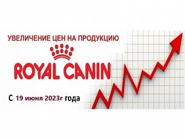 Скоро повышение цен Royal Canin!
